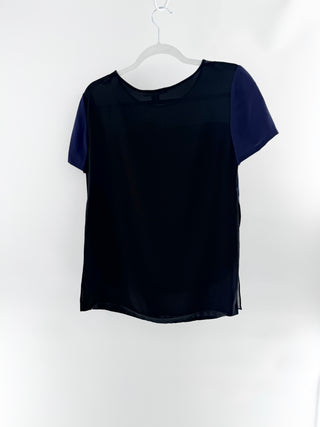 Diane von Furstenberg silk short sleeve top, 4