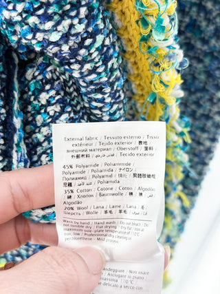 Missoni tweed contrast open front blazer jacket, IT 46 / US 10