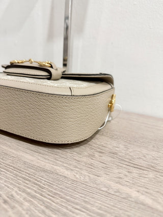 Gucci GG horsebit bag monogram 2 straps