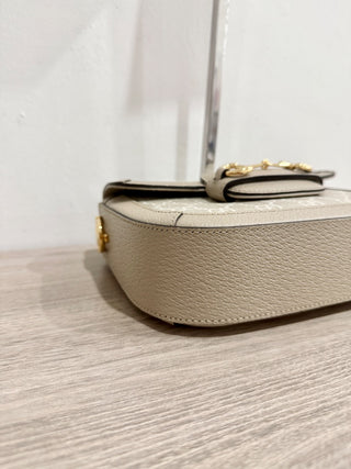 Gucci GG horsebit bag monogram 2 straps