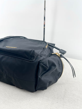 Burberry nylon and leather backpack medium