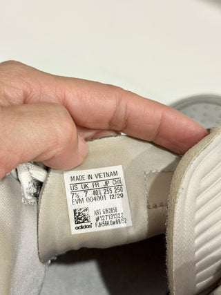 NWT Adidas x Ivy Park Forum Mid Metallic Leather Sneakers Silver Unisex M7.5/W9