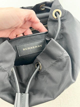 Burberry nylon and leather backpack medium
