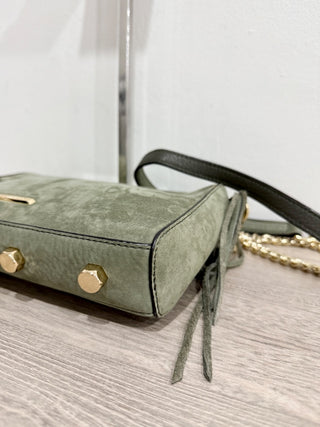 Rebecca Minkoff small suede bag on chain