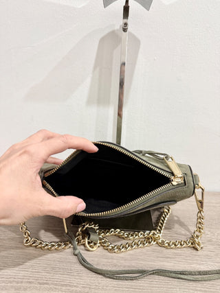 Rebecca Minkoff small suede bag on chain
