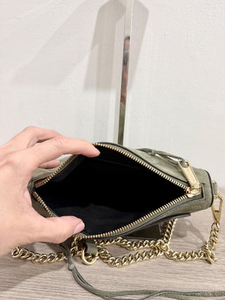 Rebecca Minkoff small suede bag on chain
