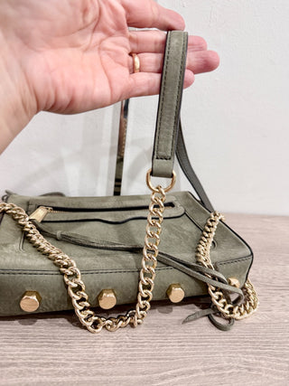 Rebecca Minkoff small suede bag on chain