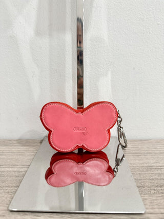 Coach mini butterfly coin purse with zipper