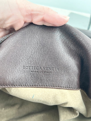 Bottega Veneta leather large tote shoulder bag with tassel