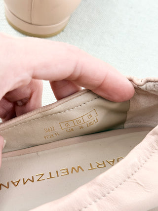 Stuart Weitzman leather ballet flat, 5.5
