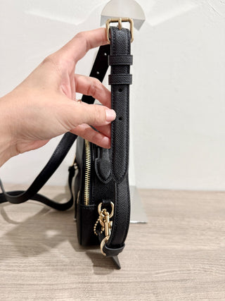 Coach small leather cross body bag
