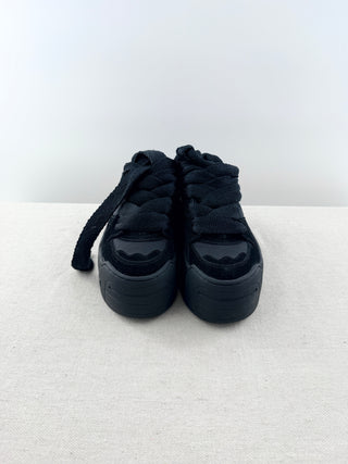 Naked Wolfe beau suede snatch platform sneakers, 5