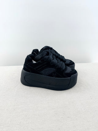 Naked Wolfe beau suede snatch platform sneakers, 5