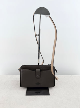 Coach small leather bag with long strap