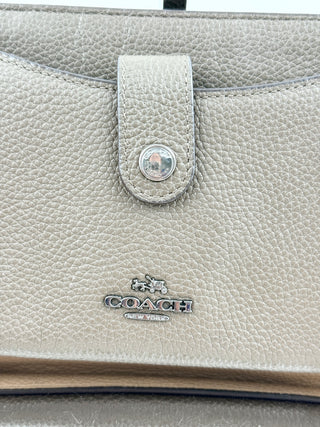 Coach small leather bag with long strap