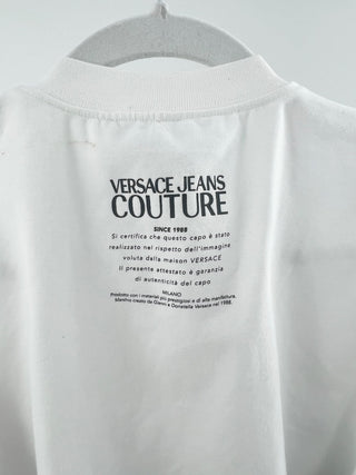 Versace cotton and mesh corset combo top, M