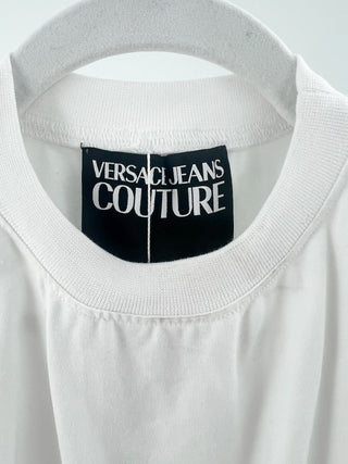 Versace cotton and mesh corset combo top, M