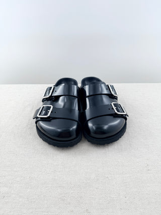 Birkenstock 1774 222 west shiny leather mules, 35