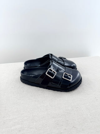 Birkenstock 1774 222 west shiny leather mules, 35