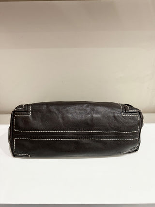 Jimmy Choo Large Dark Leather Handbag