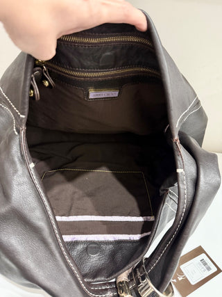 Jimmy Choo Large Dark Leather Handbag