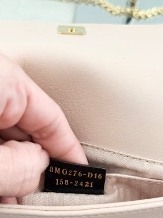 Fendi Small leather cross body bag with gold hardware and logo