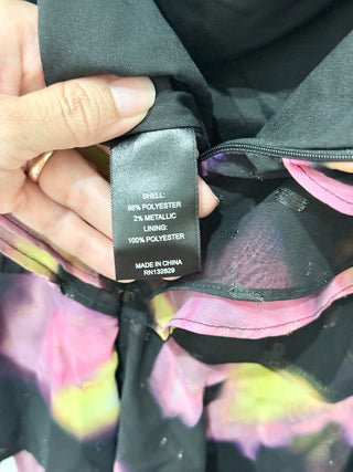 Michael Costello x Revolve Maxi Purple Yellow Dress, Medium