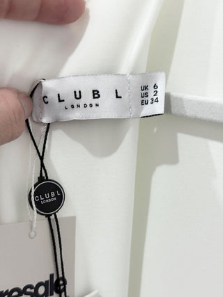 Club L ruched midi dress emilie, US 2
