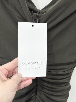 Glambils ruched sleeveless mini dress, 2