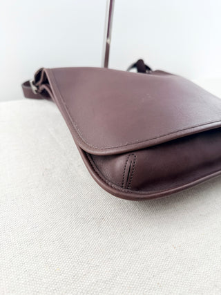 Coach leather cross body bag
