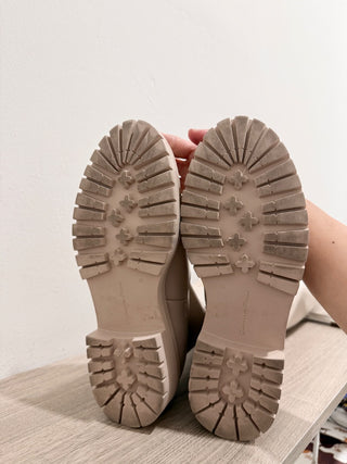 Gianvito Rossi Marsden 20 Faux Leather Over-the-Knee Boots Cream Women's EU 40