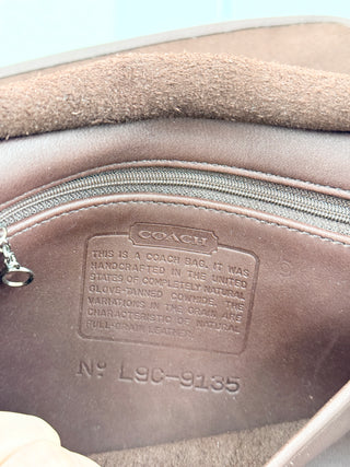 Coach leather cross body bag
