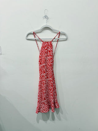 Zara casual sleeveless mini dress floral, XS