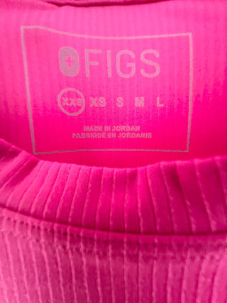 Figs underscrub top ribbed, XXS