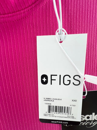 Figs underscrub top ribbed, XXS