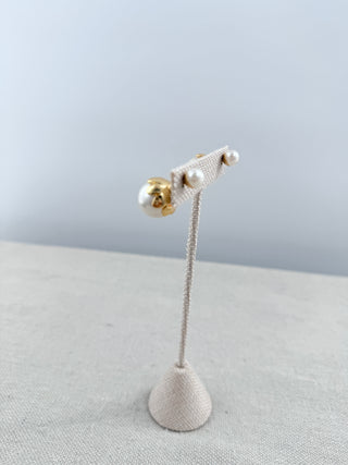 Dior pearl earrings tribale