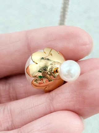 Dior pearl earrings tribale