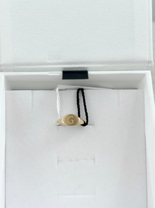 Mejuri 14 k gold signet pinky ring, 3