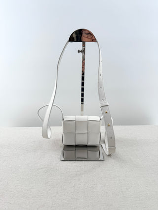 Bottega Veneta mini casette cross body leather bag