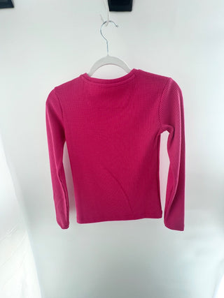 Figs waffle long sleeve top, XXS