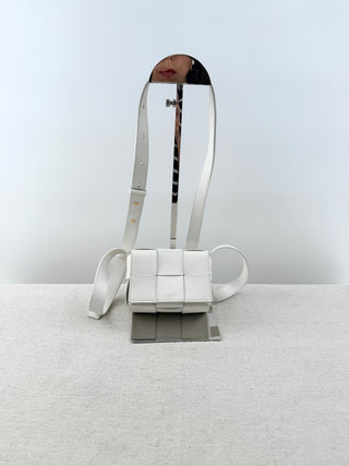 Bottega Veneta mini casette cross body leather bag