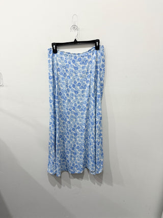 Reformation floral maxi skirt with slit, 6