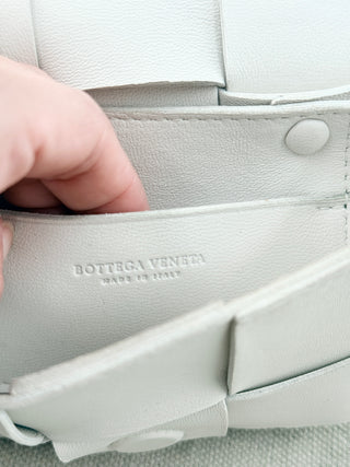 Bottega Veneta mini casette cross body leather bag