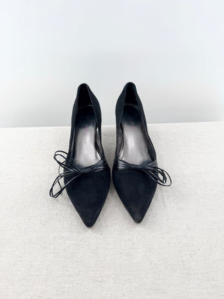 Armani low heel suede pumps, 38.5
