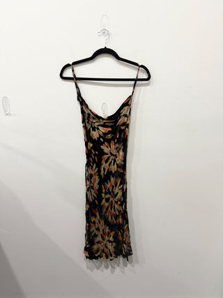 Rat & Boa mesh and velvet floral mini dress, XS