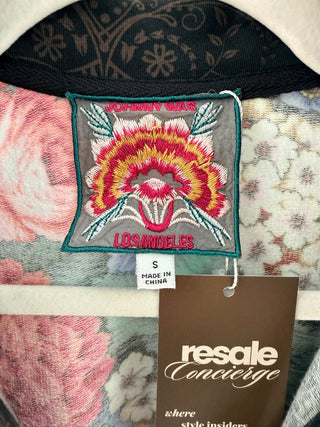 Johnny Was floral sweatshirt, S