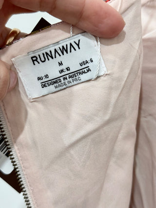 Runaway floral metallic sleeveless mini dress, 6