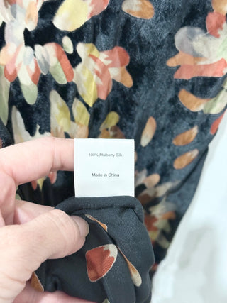 Rat & Boa mesh and velvet floral mini dress, XS