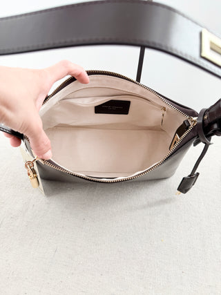Verafied leather hobo bag medium