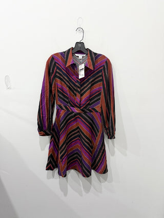 Diane von Furstenberg silk wool blend shirt mini dress, 0